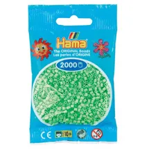 HAMA BEADS Hama Bügelperlen Mini 2000 Stück pastell grün