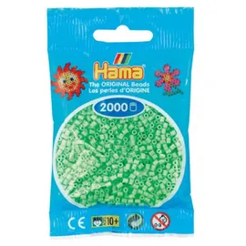 HAMA BEADS Hama Bügelperlen Mini 2000 Stück pastell grün