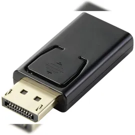 Renkforce RF-5506962 DisplayPort / HDMI Adapter [1x DisplayPort Stecker - 1x HDMI-Buchse] Schwarz vergoldete Steckkontakte