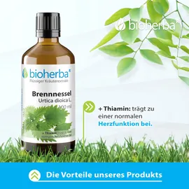 Bioherba Brennnessel Urtica dioica L. Tropfen Tinktur 50 ml