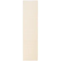 Snapstyle Hochflor Velours Teppich, Läufer Mona Creme, 100x200cm