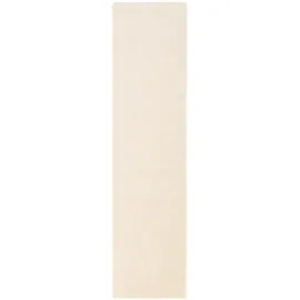 Snapstyle Hochflor Velours Teppich, Läufer Mona Creme, 100x200cm