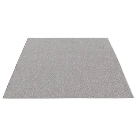 The CarPET Natal Moderner einfarbiger Teppich Wohnzimmer, für die Küche geeignet, Tufting, robuster Kurzflor mit Filz-Rücken, weich & schmutzabweisend, Grau, 160 x 230 cm