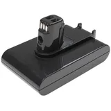 EXTENSILO Akku kompatibel mit Dyson DC30, DC30 White, DC35 Staubsauger (2500mAh, 14,8V, Li-Ion, dunkelgrau)