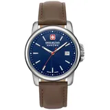 Swiss Military Hanowa Herrenuhr 06-4230.7.04.003 - Braun/Blau