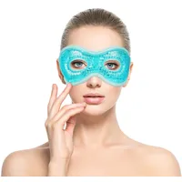 ACWOO Augenmaske Kühlend Kühlbrille, Gel Augenmaske Kühlend Augen Kühlpads mit Gelperlen, Cooling Eye Mask für Heiße Kältetherapie Geschwollene und Müde Augen, Augenringe, Migräne(A-Blau)