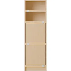 Stacked Regal helle Eiche