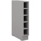 Küchen-Preisbombe Unterschrank Regal 15 x 0 x 0 cm Grau