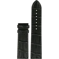 Certina - Leder Ds First Gent Lederband Grau Glanz 22/20mm, Ohne Schnalle C610017601 - alligator-prägung,grau,kalb