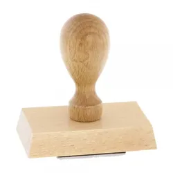 Holzstempel (80x50 mm - 10 Zeilen)