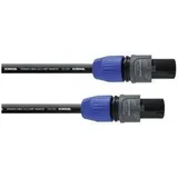 Cordial Lautsprecher Kabel [1x Typ SPK-Stecker - 1x Typ SPK-Stecker] 2 x 2.5 mm2 20.00 m Schwarz