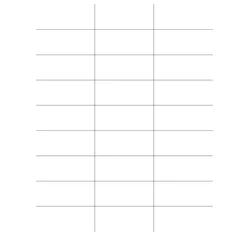Wasser auflösbare Etiketten 70,0 x 30,0 mm(Anzahl Bögen /VPE: 600)