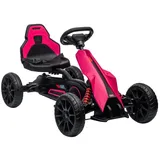 Homcom Gokart Tretauto rosa (HOMCOM)