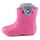 Ladeheid Eva Kinder Jungen Mädchen Gummistiefel Regenschuhe gefüttert Regenstiefel Gummischuhe LA-CA-04 (Rosa/Grau, 22/23 Eu) - 22/23