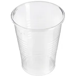 MONOUSO - Wiederverwendbare Plastikbecher PP Transparent 240ml (100 Stück)