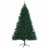 Homcom Weihnachtsbaum Tannenbaum Christbaum 1000 Äste Fichte PVC Metall,