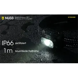 Nitecore NU33 Schwarz