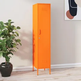 vidaXL Schließfachschrank Stahl 35x46x180 cm Orange