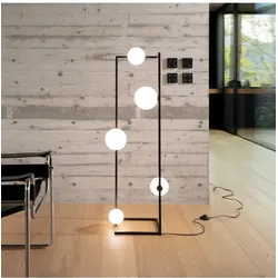 CORNER PT5, schwarze Stehleuchte, Ideal Lux