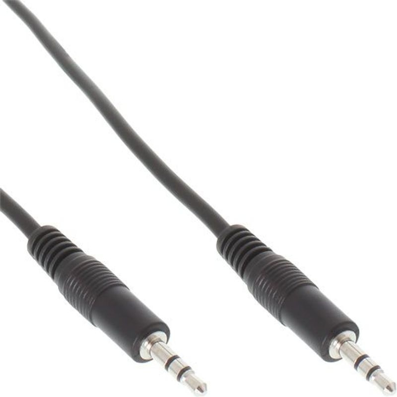 InLine Klinke Kabel 99932G - 3,5mm Klinke - Stecker / Stecker - Stereo - 2m - Sc...