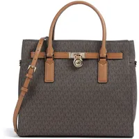 Michael Kors Hamilton Moderne Large Henkeltasche Kunstleder Brown