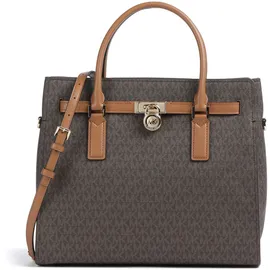 Michael Kors Hamilton Moderne Large Henkeltasche Kunstleder Brown