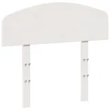 vidaXL Kopfteil Weiß 75 cm Massivholz Kiefer