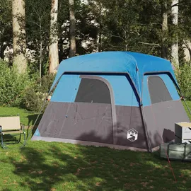 vidaXL Campingzelt 4 Personen Blau