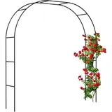 Relaxdays Rosenbogen 250 x 235/180 cm Schwarz