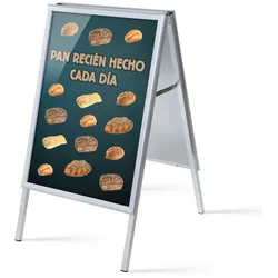SHOWDOWN Displays Showdown Kundenstopper - DIN A1 - Komplett-Set - Brot Spanisch - Schwarz