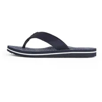 Tommy Hilfiger Damen Flip Flops Chain Print Elegant, Blau (Space Blue), 39 - 39 EU