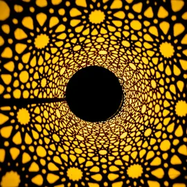 Marrakesch Orient & Mediterran Interior 2er Set Orientalische Solarlaterne Solar Laterne Windlich Noum Schwarz