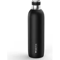 Brita Edelstahlflasche schwarz 1 l