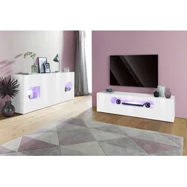 Home Affaire Sideboard 200 x 81 x 40 cm Weiß