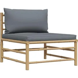vidaXL Lounge Set 3-tlg. dunkelgrau/braun inkl. Kissen 313150