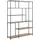 ac-design Bücherregal 135 x 185 x 35 cm Schwarz
