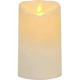 Best Season LED-Wachskerze Outdoor 15 cm beige