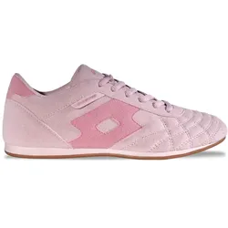 Sneaker LOTTO, Herren, Gr. 41, rose, leuchtendespink, Synthetik, mehrfarbig, Schuhe Sneaker, - mit aufwändigen Steppungen im Zehen- und Blattbereich
