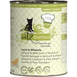 Catz Ragout - 380g Ragout Lachs & Wildente Nr. 605 - 6 x 380g