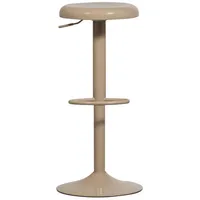 Woood Barhocker Isaac aus Metall, Sand