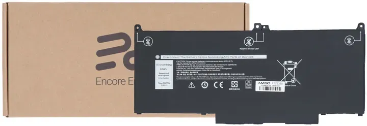 Neue Encore Energy Batterie für Dell Latitude 5300 5310 7300 7400 60Wh 7.6V 7890mAh MXV9V