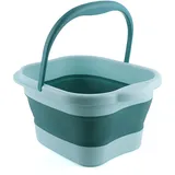 Faltbar Fußbad Mit Massagefunktion Fußbadewannenschüssel Fußbec Fussbadewanne Mit Fußmassagegerät Und Griff Fußbadbecken Für FußTherapie, Entgiftung Und Entspannung