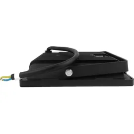 Gtv Außenstrahler Aluminium, Glas 50 W 4000 lm wetterfest IP65 schwarz