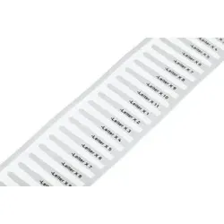 Wago 211-821 Einsteckschild, für Smart Printer, für die Verwendung in Tüllen, weiß 211821