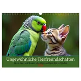 Calvendo Ungewöhnliche Tierfreundschaften (Wandkalender 2026 DIN A3 quer), CALVENDO Monatskalender: