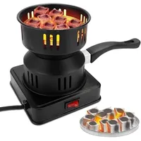 LOMUG Holzkohleanzünder Elektrisch 600W, Kohleanzünder für Grill mit langem Kabel und Griff, Schneller Grillanzünder für Holzkohle, BBQ und Kohlegrill Zubehör