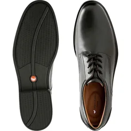 CLARKS Un Aldric Lace Schuhe Black Leather 41