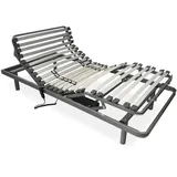 Somnia Descanso - Elektrisches Gelenkbett Ergoflex, 5 Ebenen, verstärkter Rahmen, zuverlässig und leise, Deutscher Motor, 90 x 190