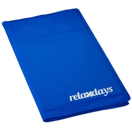 Relaxdays Kühlmatte Hund 50 x 90 cm blau