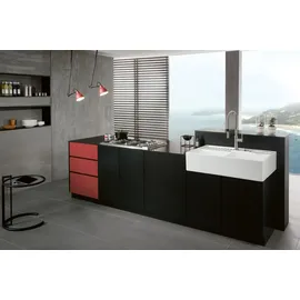 Villeroy & Boch Spülstein Doppelbecken weiß alpin + Excenterbetätigung